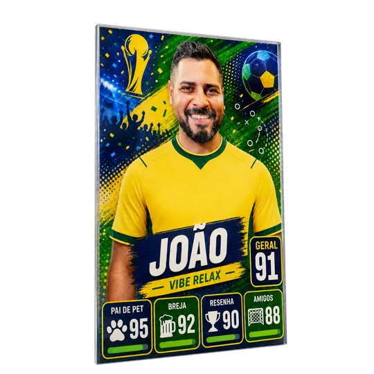Acrílico Magnético Personalizado — Edição Torcida