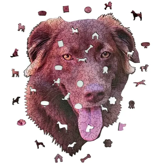 Quebra-cabeça personalizado com foto do seu cachorro